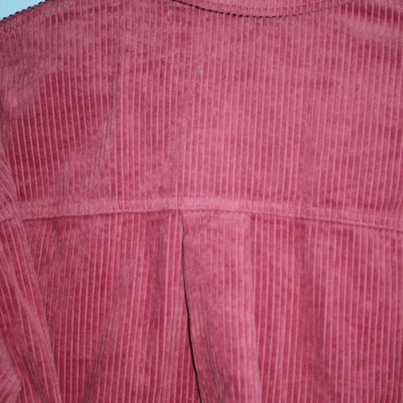Forever 21 Cropped Women's Wide Rail Corduroy 100% Cottom Frayed Hem Size M - Picture 11 of 14